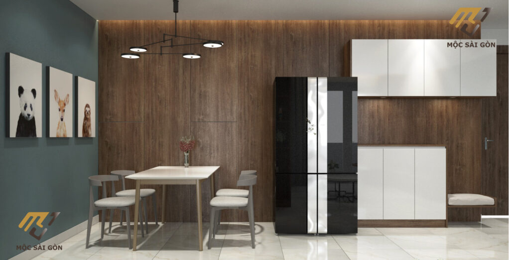 Mẫu thiết kế phòng ăn căn hộ Eco Green Mẫu thiết kế phòng ăn căn hộ Eco Green