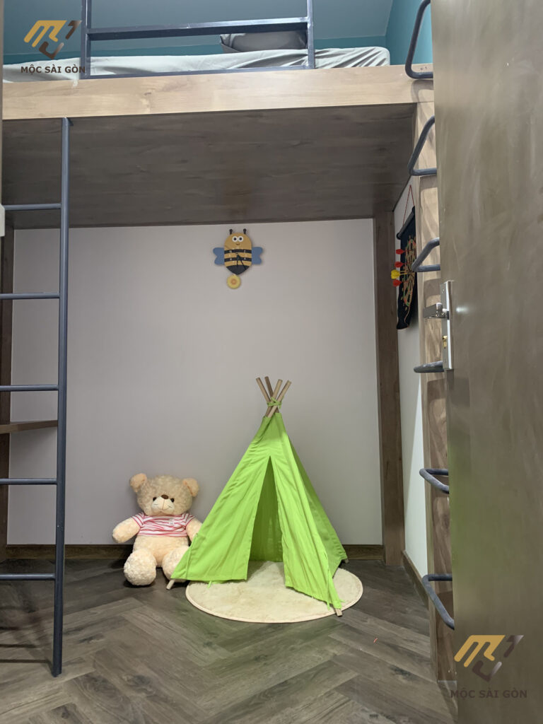 Thi công nội thất mẫu giường tầng dành cho bé