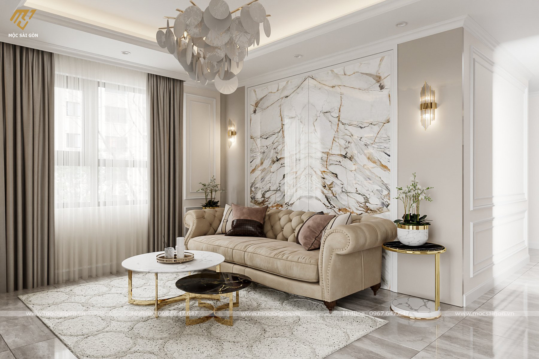 Tông màu gỗ được yêu thích khi thiết kế nội thất phòng khách