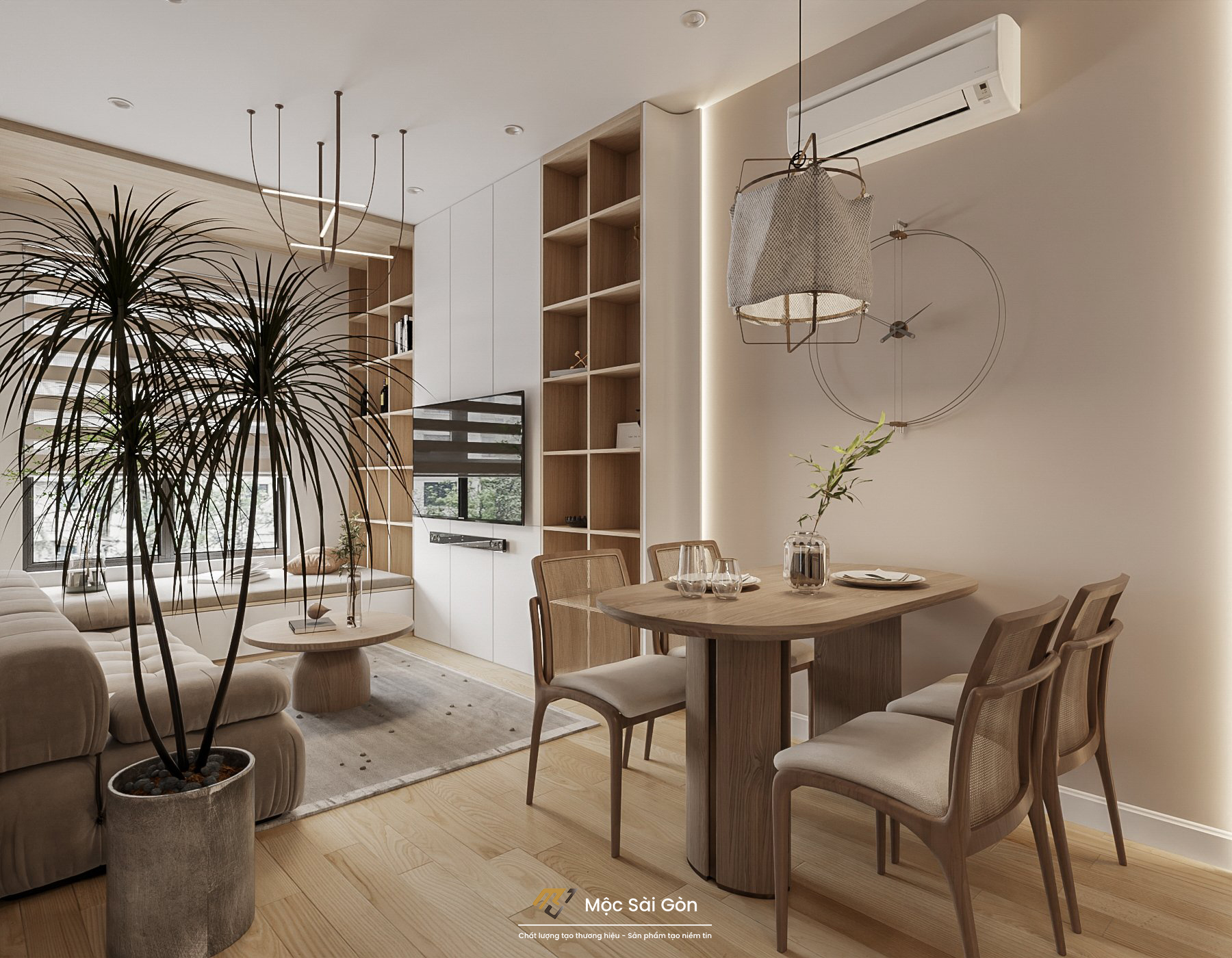 Thiết kế nội thất nhà 40m2